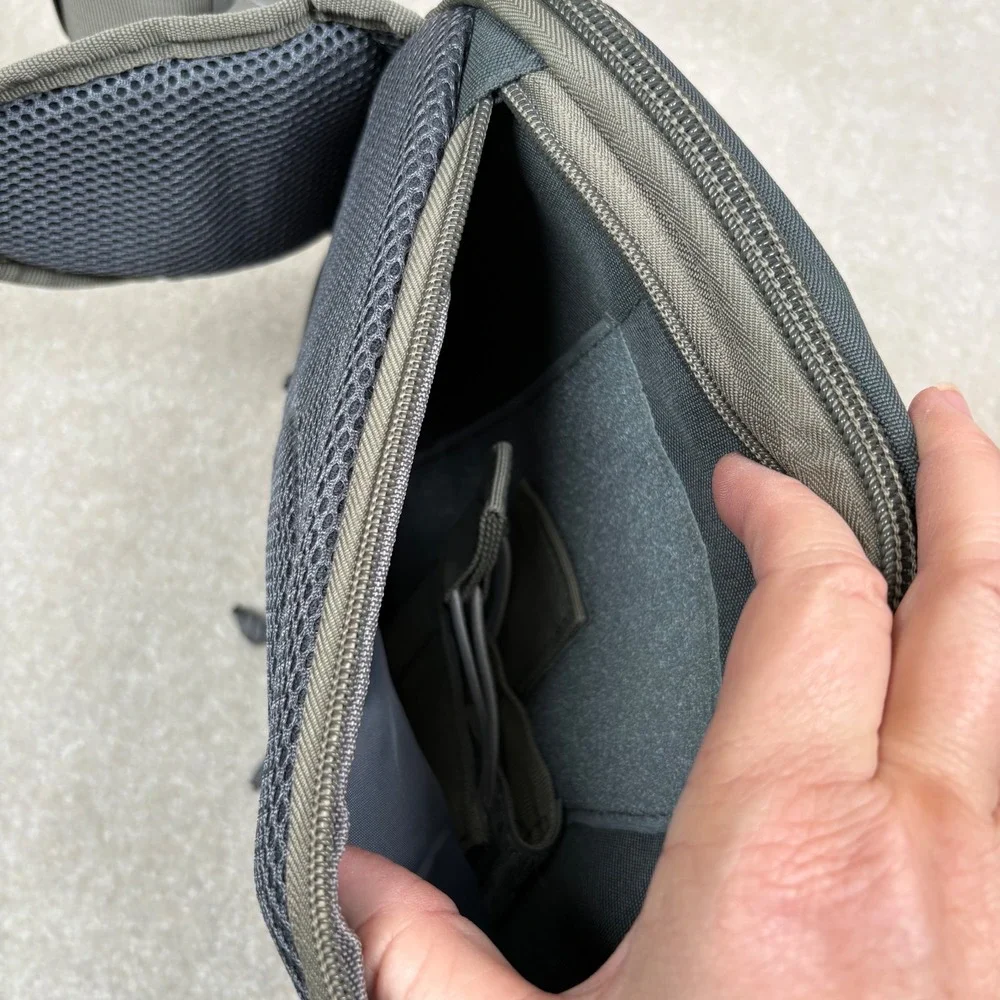 DBTAC Sling Bag Tactical Crossbody Shoulder Backpack Small‎ Gray EDC Pack